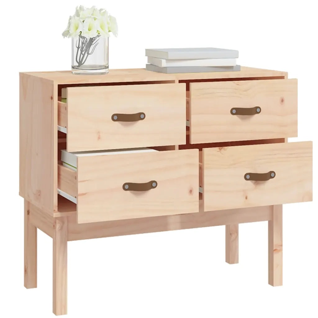 Mobile Consolle 90x40x78 cm in Legno Massello di Pino 821739