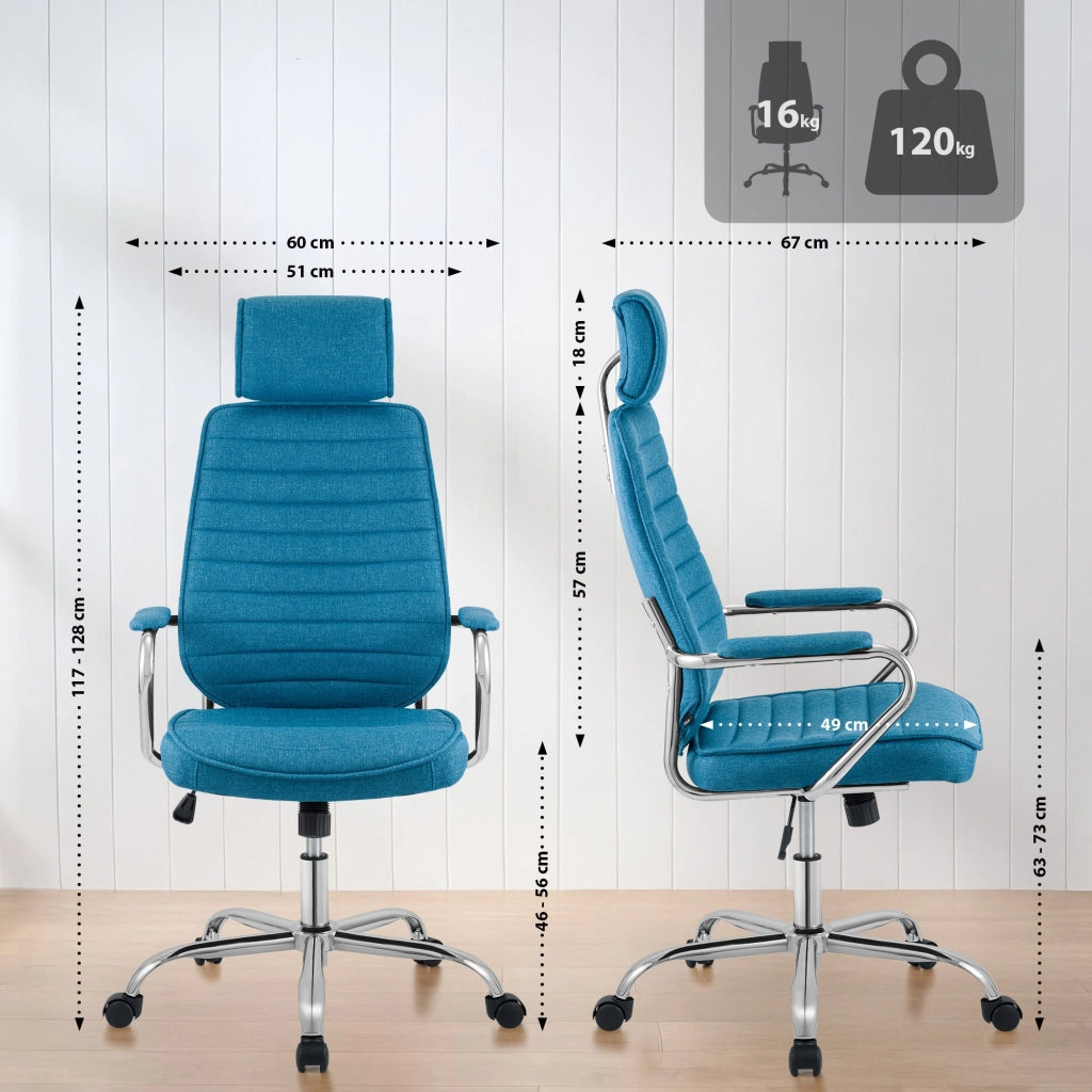 Sedia da ufficio in tessuto Rako 5
