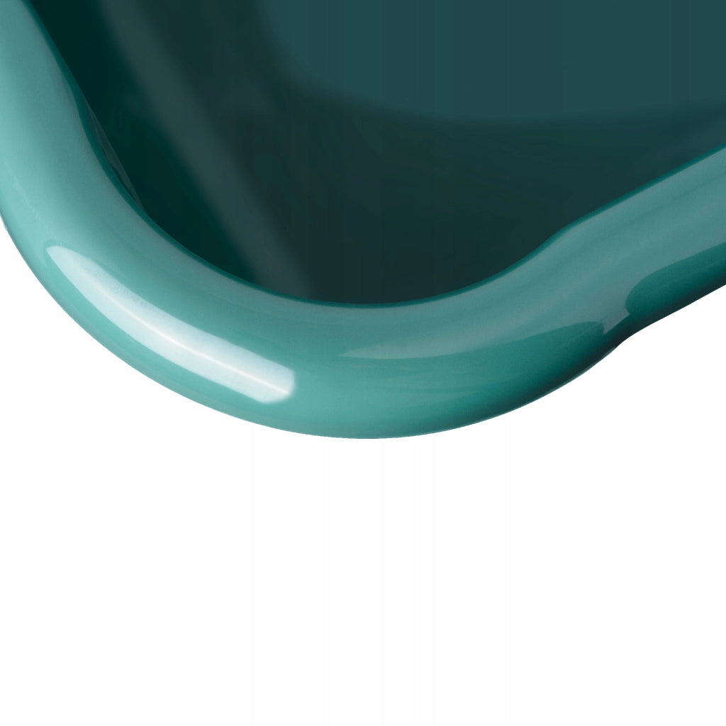 Bacinella quadrata in plastica KADAX da 8 litri con manici, colore verde