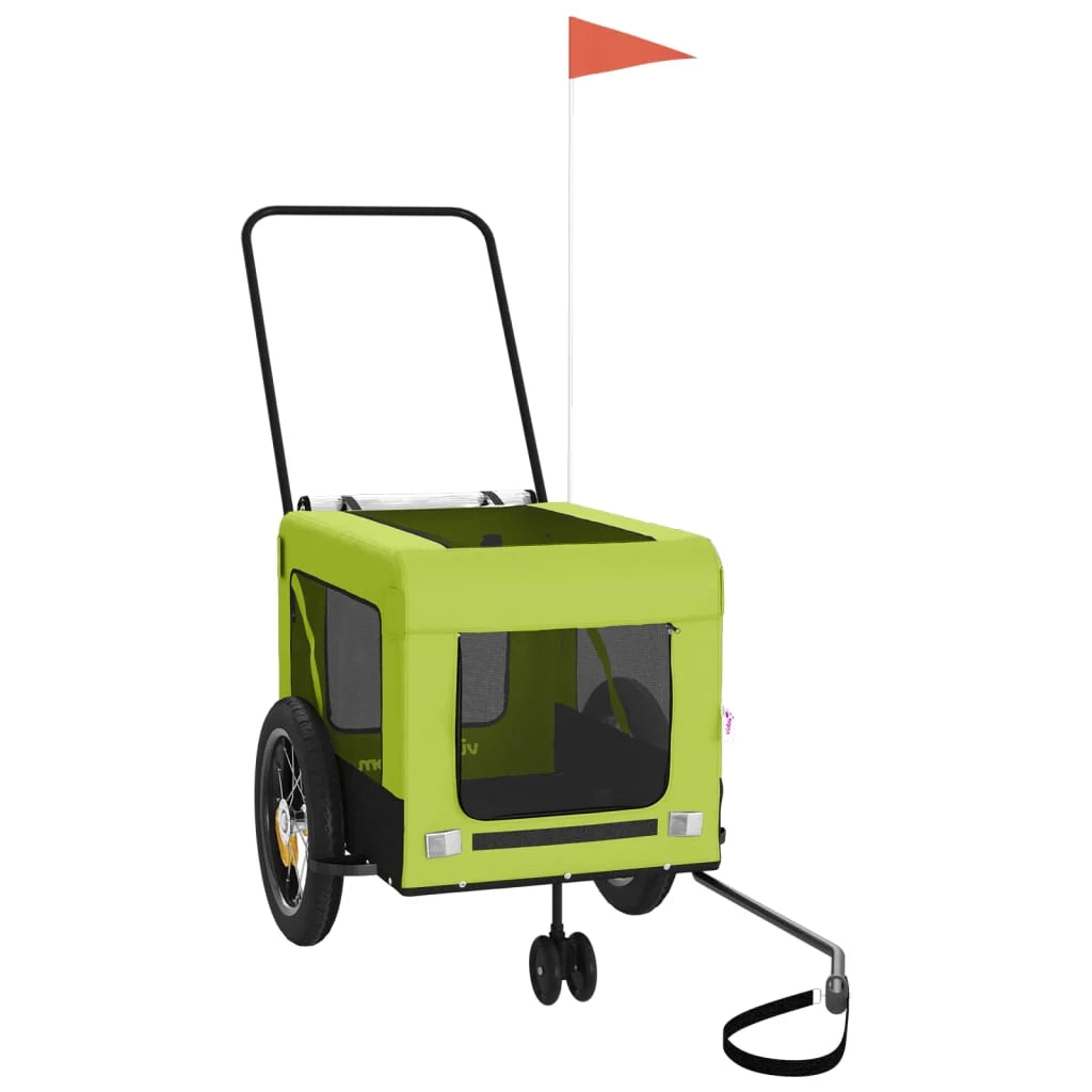 Rimorchio/carrello per animali domestici verde 02_0044287