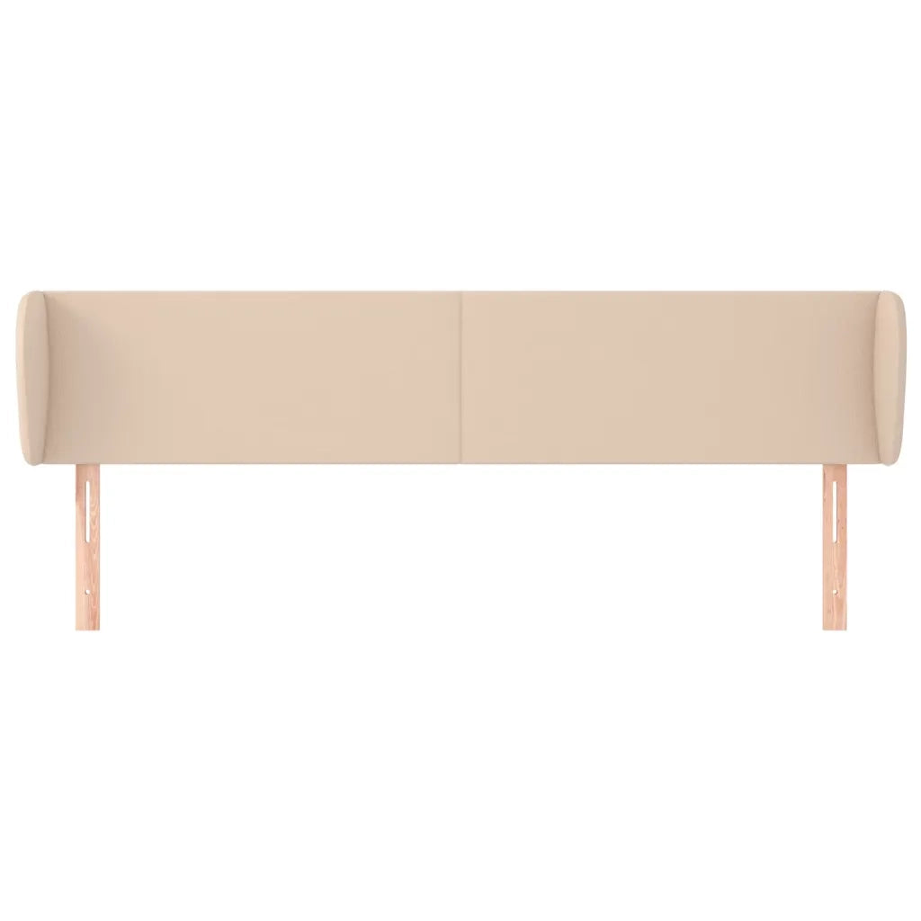 Testiera ad Orecchio Cappuccino 203x23x78/88 cm in Similpelle