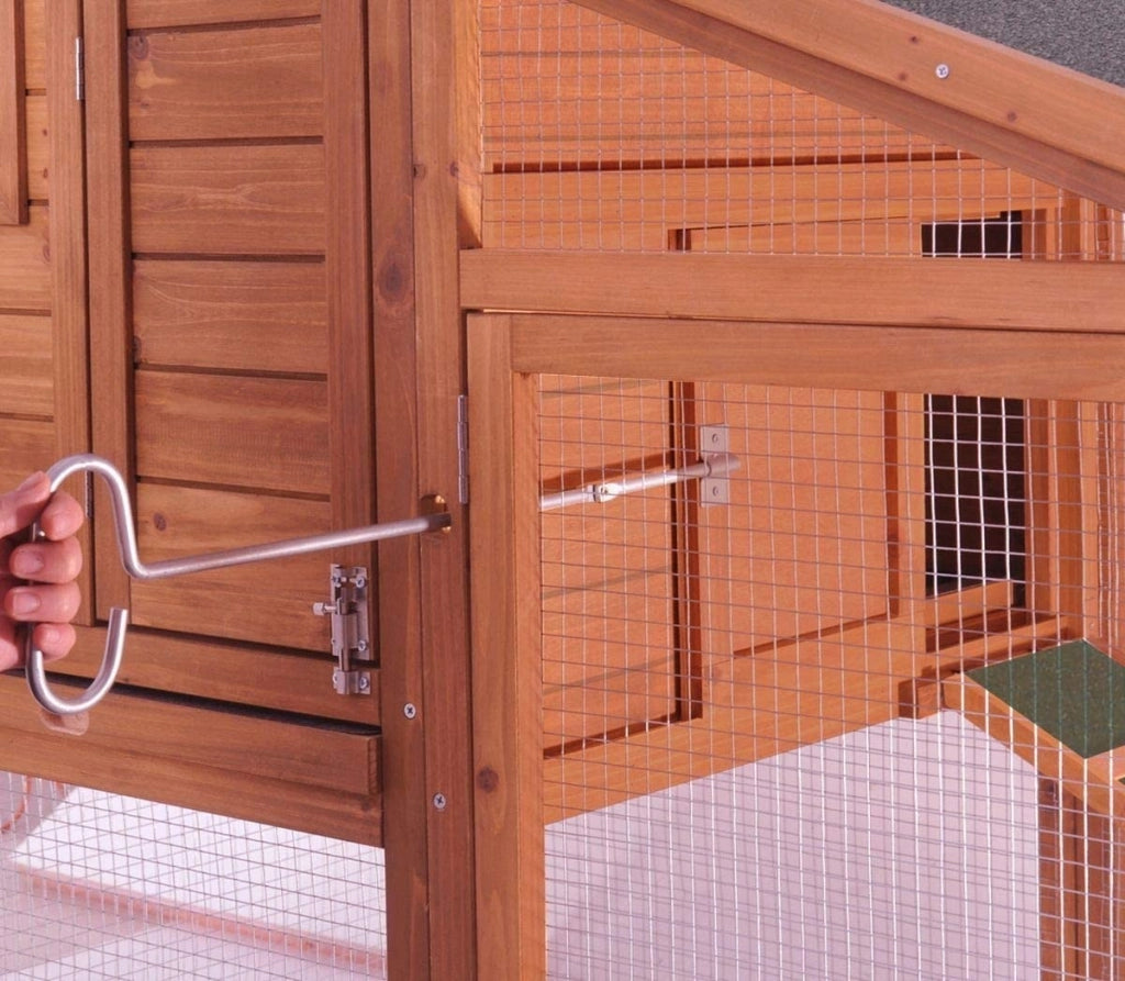 CASETTA PER GALLINE POLLAIO FORESTA IN LEGNO BICOLORE 140X70