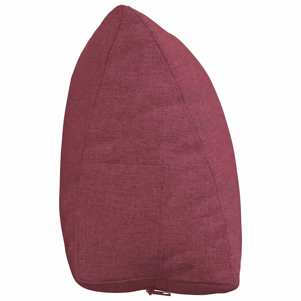 Cuscino per Schiena Rosso Vino 60 x 20 x 50 cm Tessuto 42015034