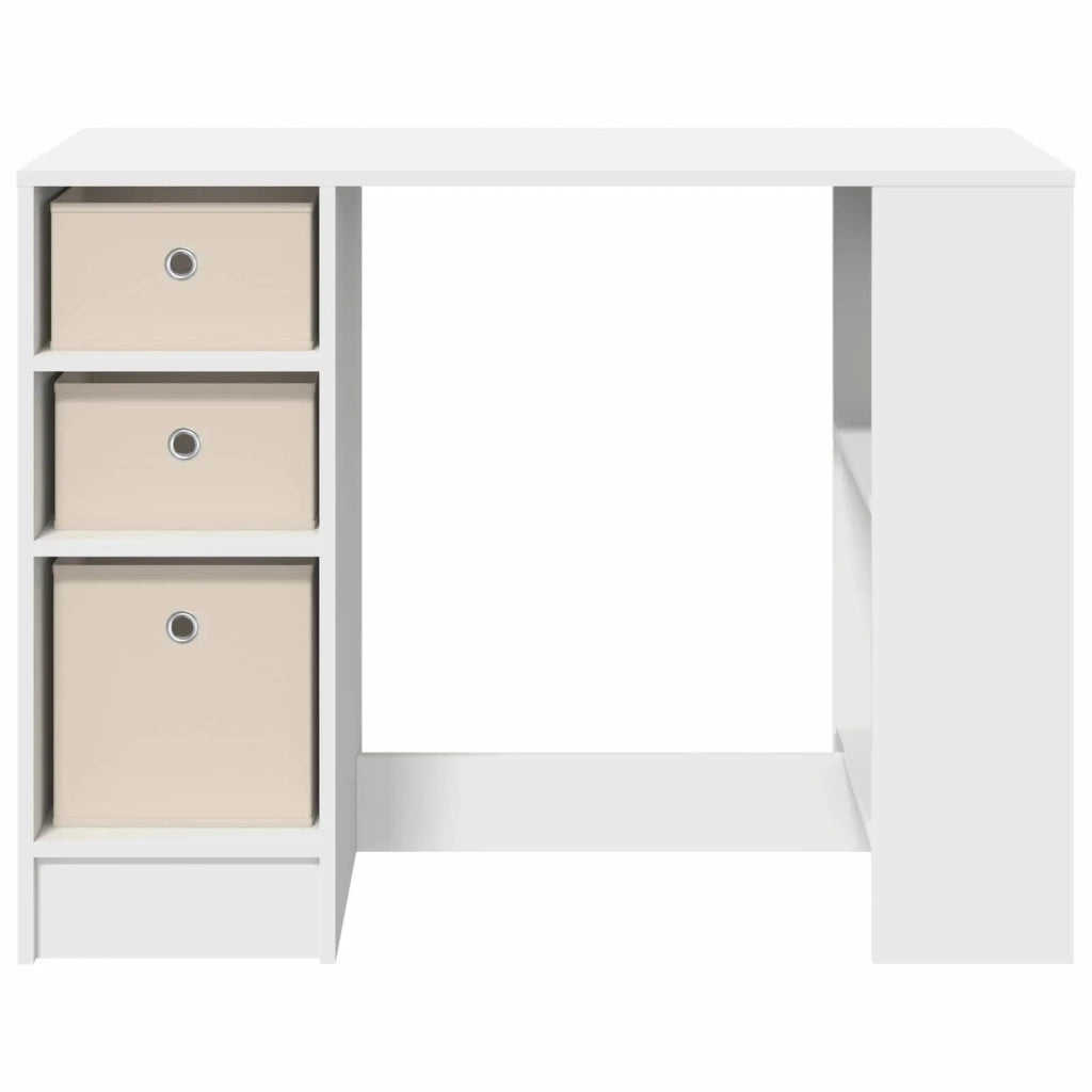 Scrivania Bianco 100 x 40 x 75 cm Legno multistrato 8000452