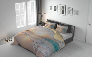 Copripiumino Singolo con Federe Stampato in Microfibra Haiti