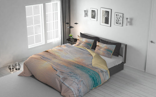 Copripiumino Singolo con Federe Stampato in Microfibra Haiti