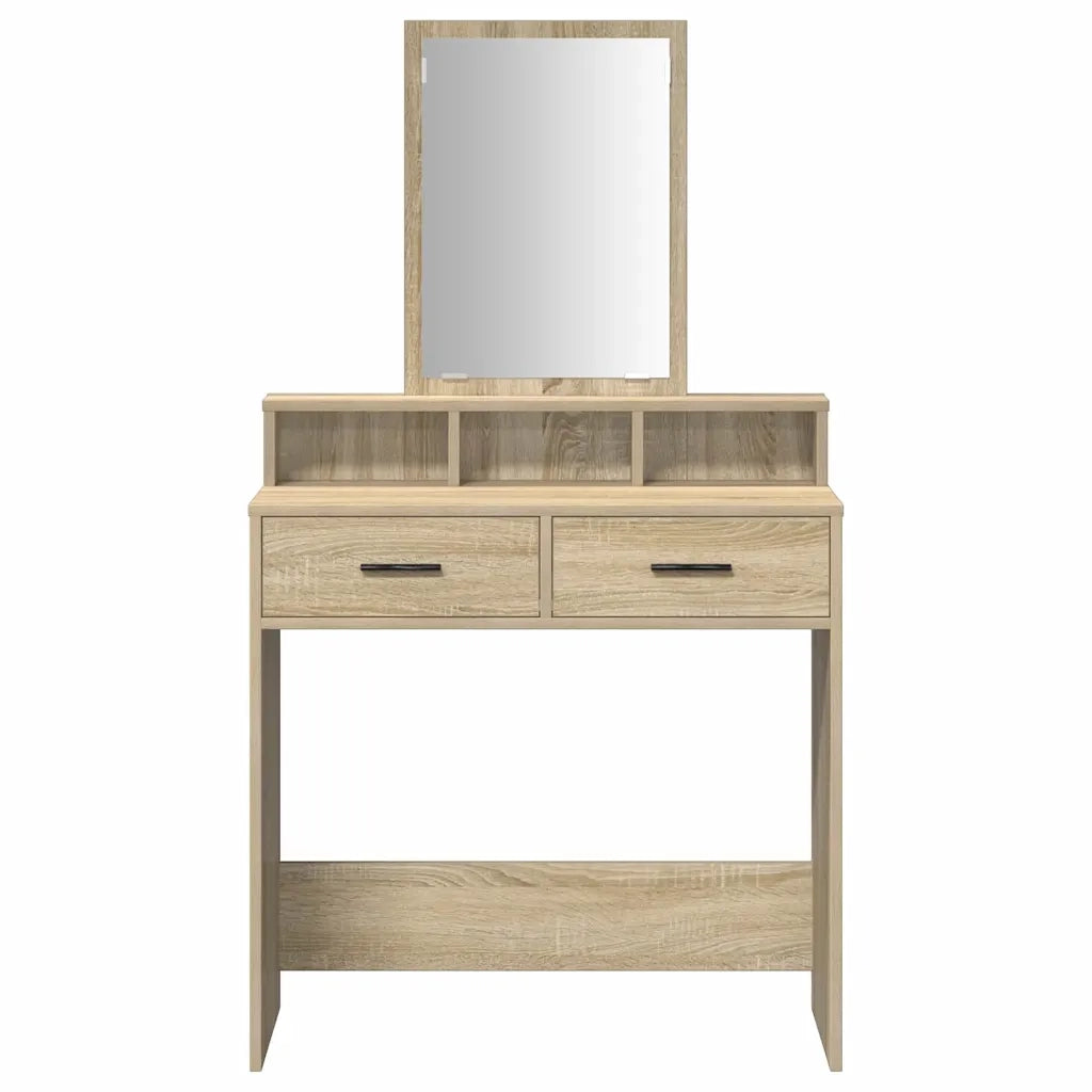 Toeletta | Tavolo da Trucco con cassetto Rovere Sonoma 79 x 41 x 140 cm