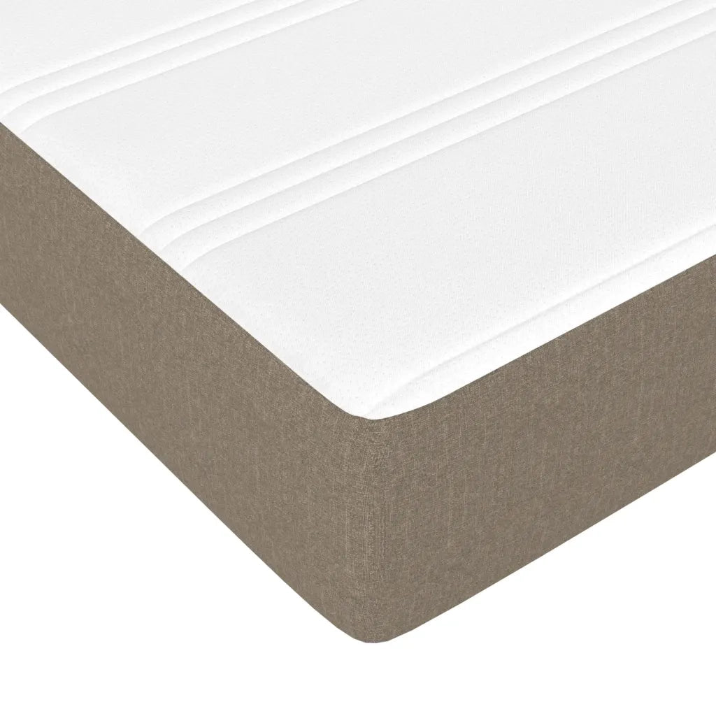 Giroletto a Molle con Materasso Tortora 200x200 cm in Tessuto cod mxl 58352