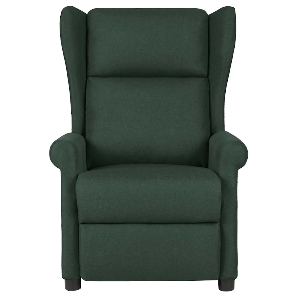 Divano Sedia-Poltrona Massaggiante Verde Scuro in Tessuto 397476