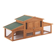 Conigliera a due livelli 72 x 180 x 62 cm abete naturale 03_0006810