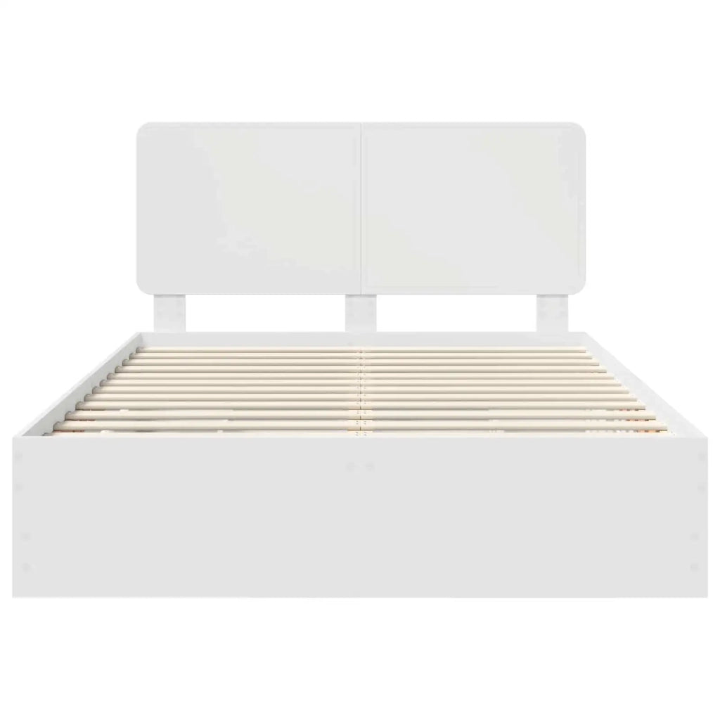 Struttura del letto Bianco 160 x 200 cm Legno Ingegnerizzato