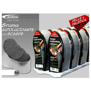 Trade Shop - Set 12 Pezzi Spugna Autolucidante Per Calzature Scarpe Pulizia -