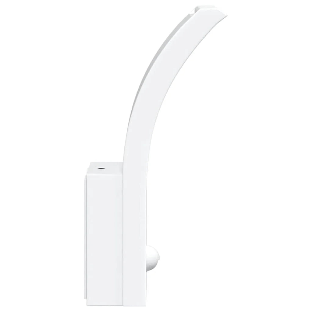 Applique LED da esterno con sensore di movimento 7 x 4,5 x 23 cm alluminio bianco 02_0056581