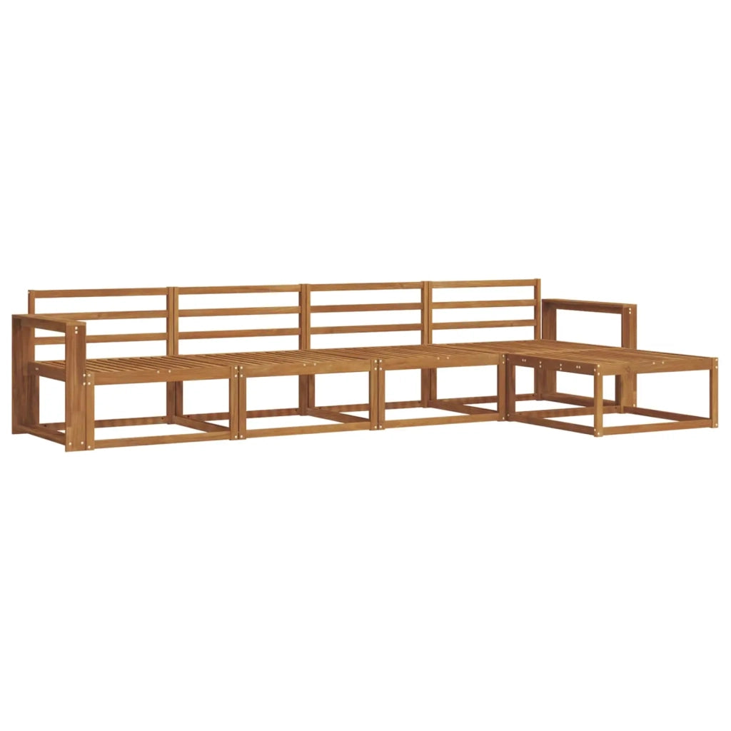 Set di divani da esterno 5 pcs Naturale