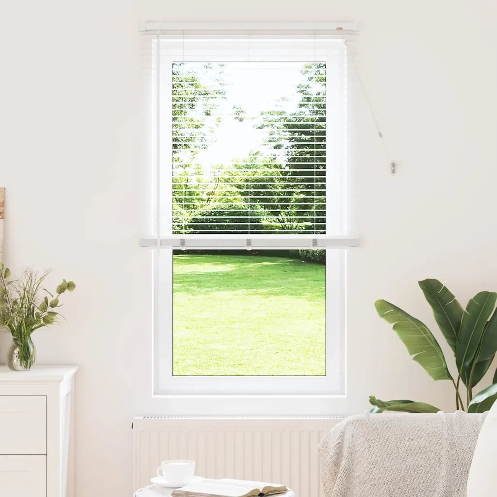 Tendaggi a Veneziana | Tenda a lamelle Bianco 175 x 80 cm Alluminio