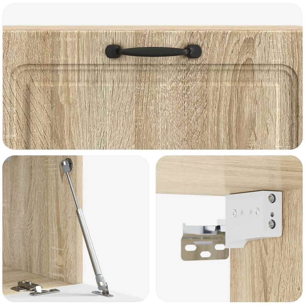 Mobile Porta TV da Muro Rovere Sonoma 98 x 31 x 30 cm