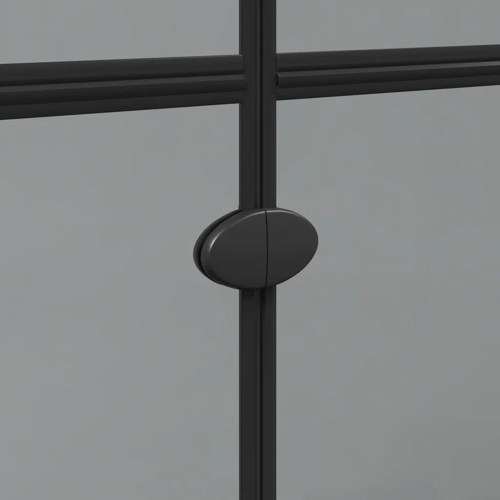 Parete doccia walk-in Nero 80 x 6,5 x 190 cm CFW1884827