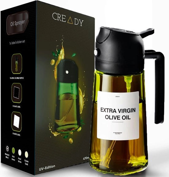 Olioverstuiver 2 in 1 per olierecipienti da 470 ml - Dispensatore e olioverstuiver unico