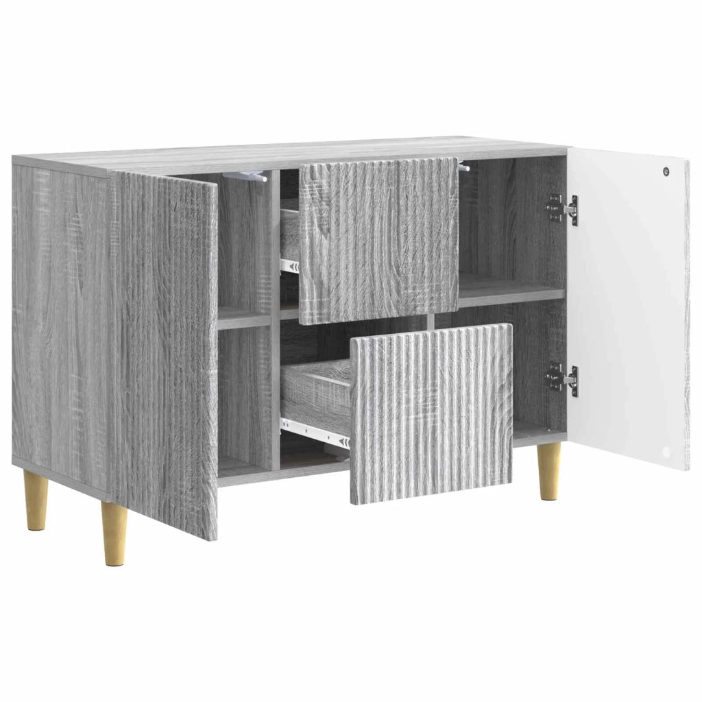 Credenza | Madia | Buffet da pranzo | Armadio da pranzo Grigio Sonoma 89 x 34,5 x 60 cm Legno ingegnerizzato