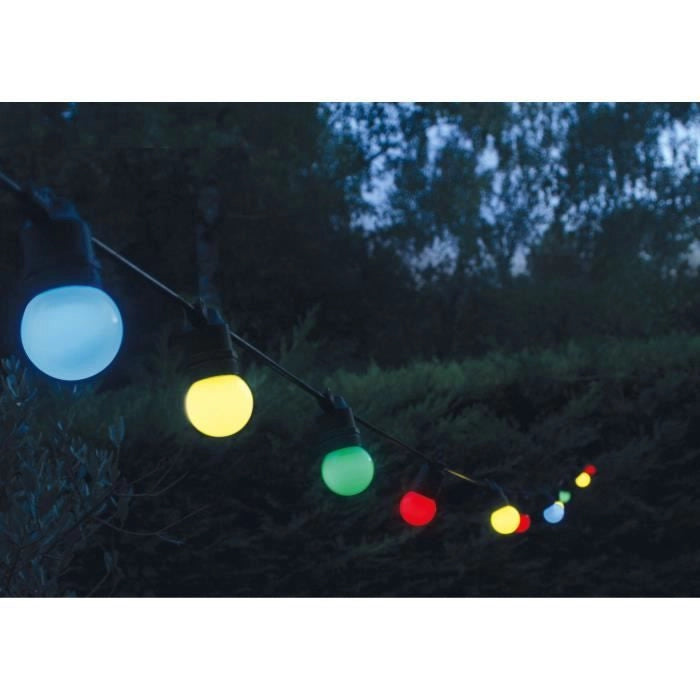 Ghirlanda - Colorado - 5 m - Lampadine colorate - Nero