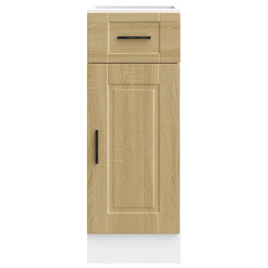 Mobile da cucina Porto con ante pratiche per ottimizzare lo spazio 30 x 46 x 81,5 cm legno ingegnerizzato rovere Sonoma 02_0050245