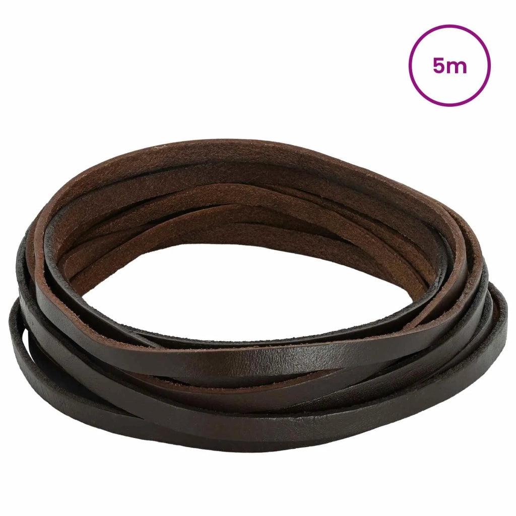 Cinturino in pelle Marrone Scuro 500 x 0,8 cm Pelle 42034176