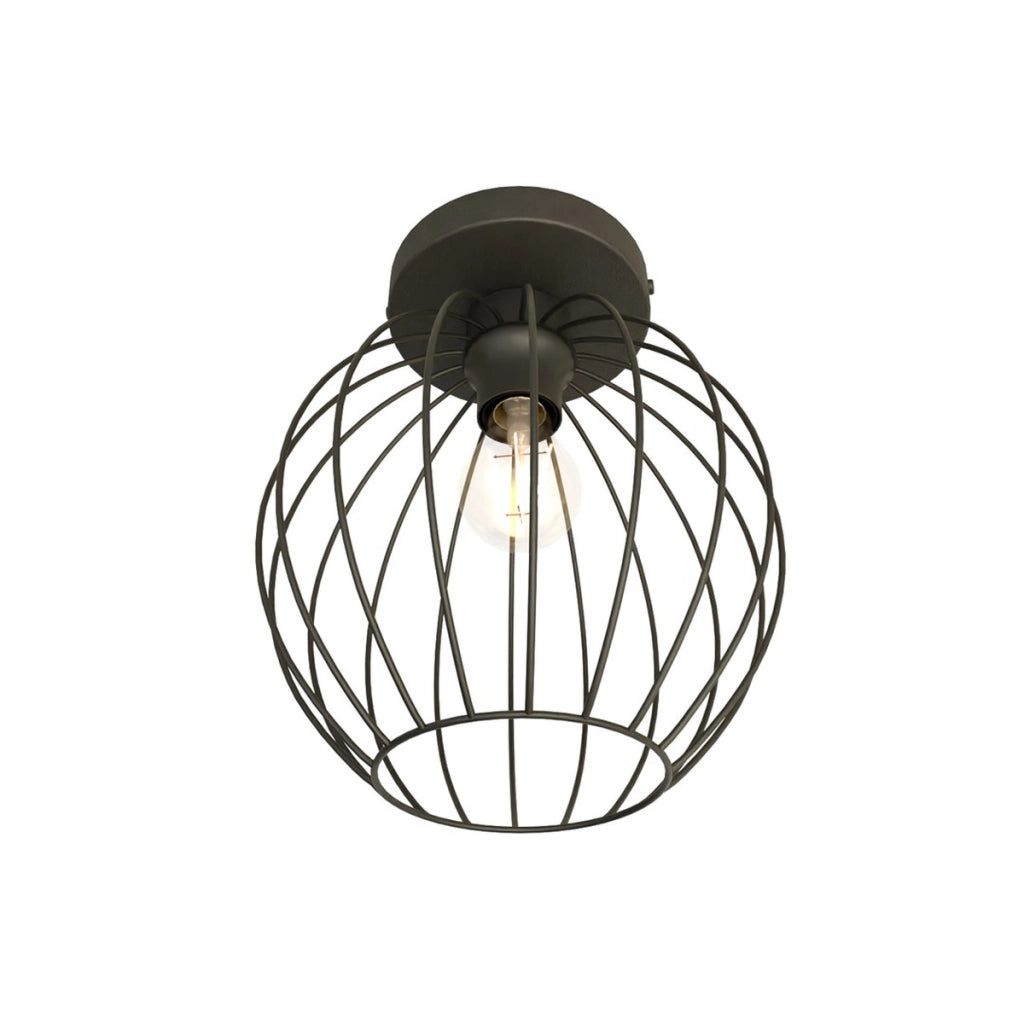 Lampada a sospensione NEST in acciaio nero