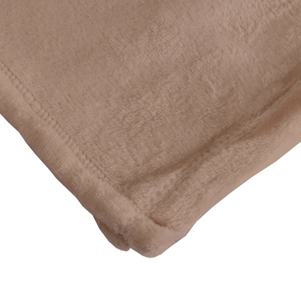 Copripiumino Plaid castanho FLANBERG in Poliestere - 180x220 cm