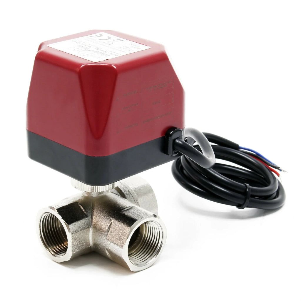 Valvola motorizzata a 3 vie elettrovalvola zona DN20 26,9 mm (3/4) 220 V CA 16_0001633