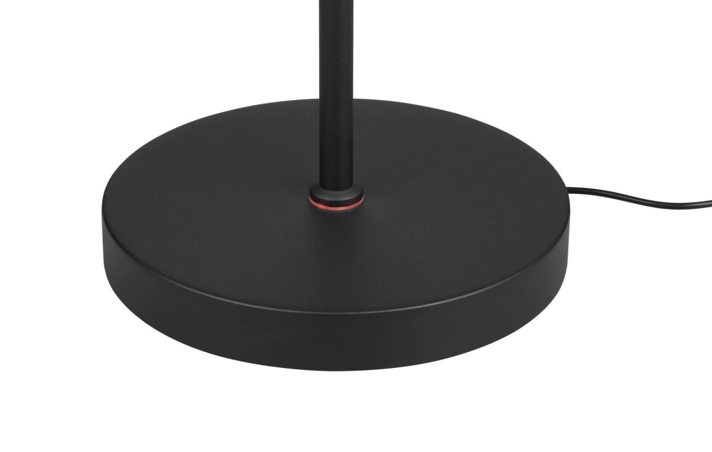 Lampada da terra nera MORENO RL braccio flessibile CCT 3W