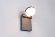 ADOUR APPLIQUE DA ESTERNO LED 7,5W 750lm, 2300+3000+4000K ORIENTABILE NERA CON REGOLAZIONE TEMPERATURA DI COLORE DEL LED IP44 H.19CM
