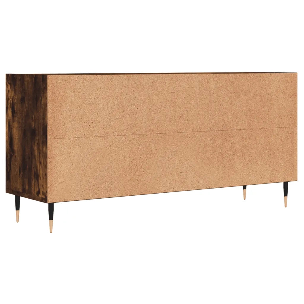 Mobile Porta TV-Mobile per TV-Credenza TV Rovere Fumo 103,5x30x50 cm in Legno Multistrato 442828