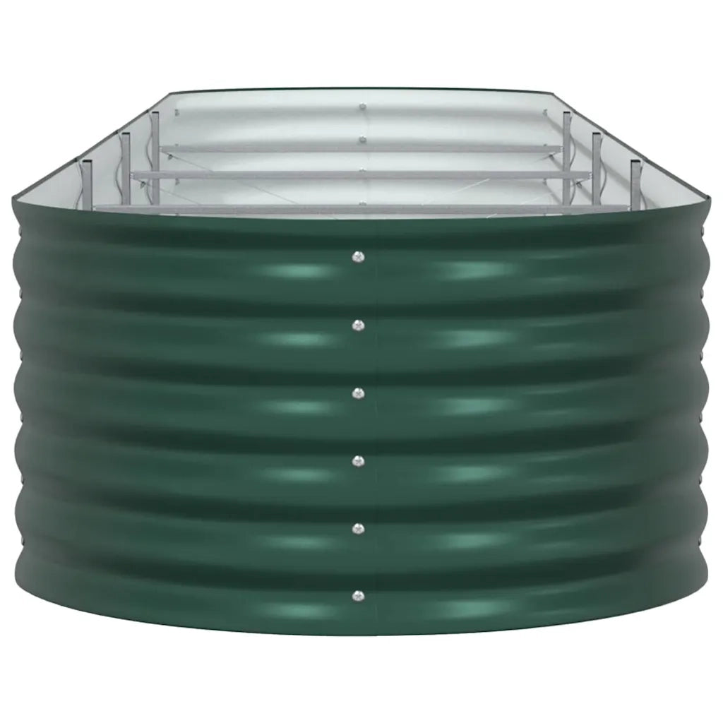 Letto Rialzato Verde 400 x 80 x 44 cm Acciaio 42008127