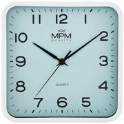 Orologio da Parete in Plastica, Quadrato, Numeri Arabi, Blu Pastello, Orologio Quartz, 220 x 40 mm, Stile Classico Moderno, Orologio da Parete Analogo, Decorazione da Parete, Decorazione per Salotto, Cucina, Ufficio