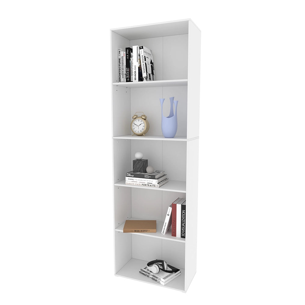 Vicco Libreria Bianco 60 x 190 cm con 5 scomparti