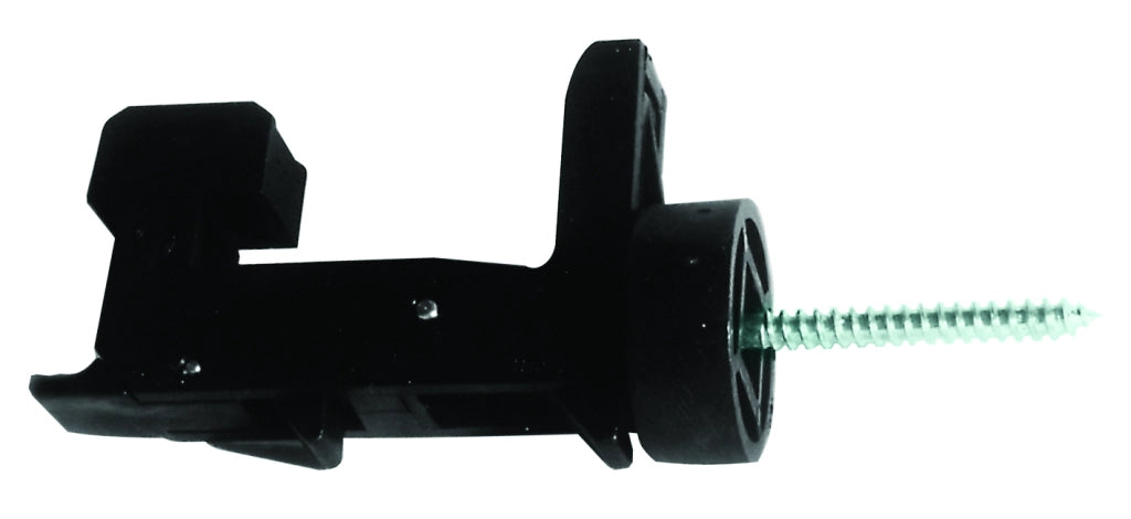 FERMAIMPOSTE A SCATTO NERO VITE MM.70 + TASSELLO 25.00 pz