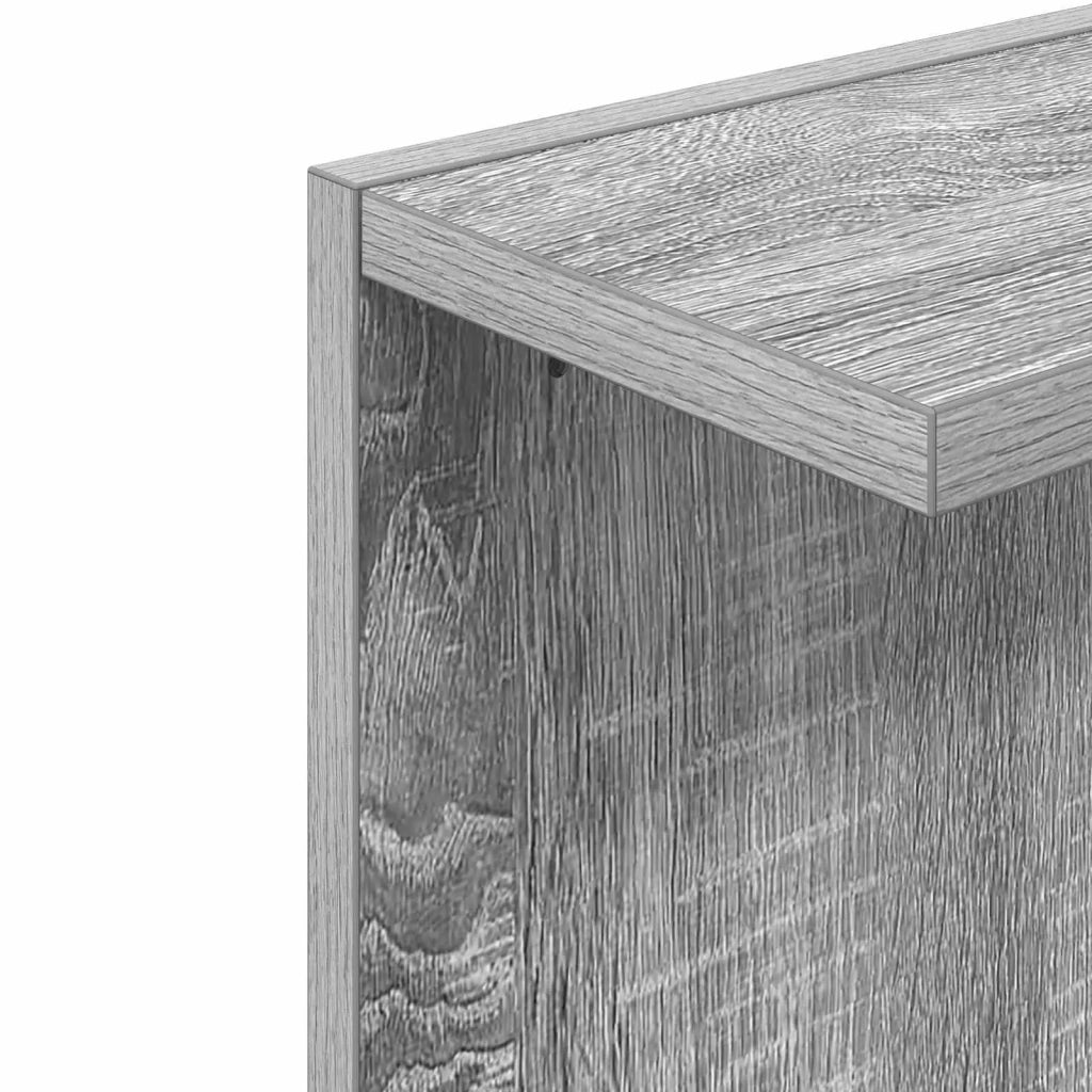 Scaffale da parete 2 pz Sonoma grigio 22 x 15 x 100 cm 8012447