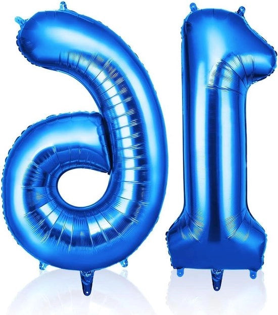 Balloon XXL Blu - 40 Pollici - Decorazione per Feste di Compleanno, Matrimoni, Inaugurazioni e Feste di Lavoro - Ballo Digitale (#16)
