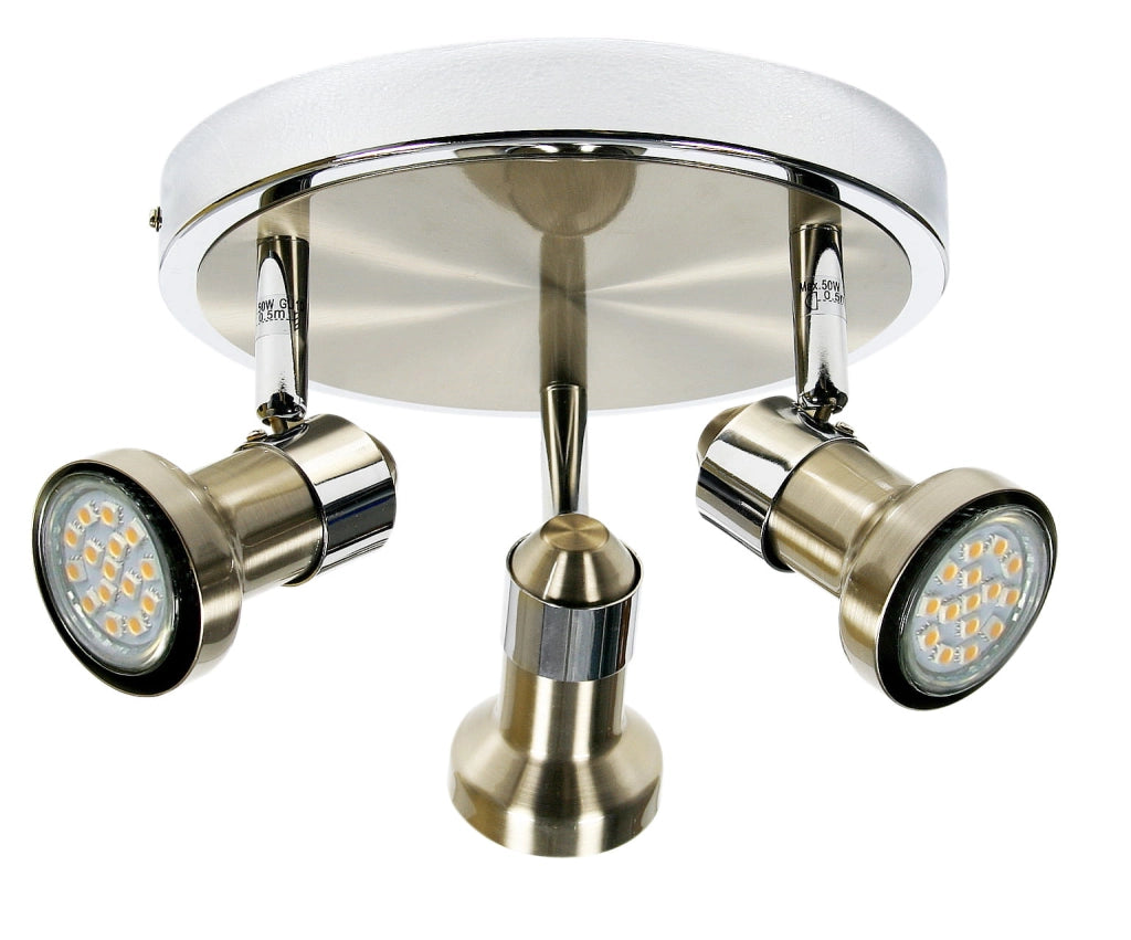 Plafoniera Candellux Arkon 98-60051 cromo 28cm 3xGU10