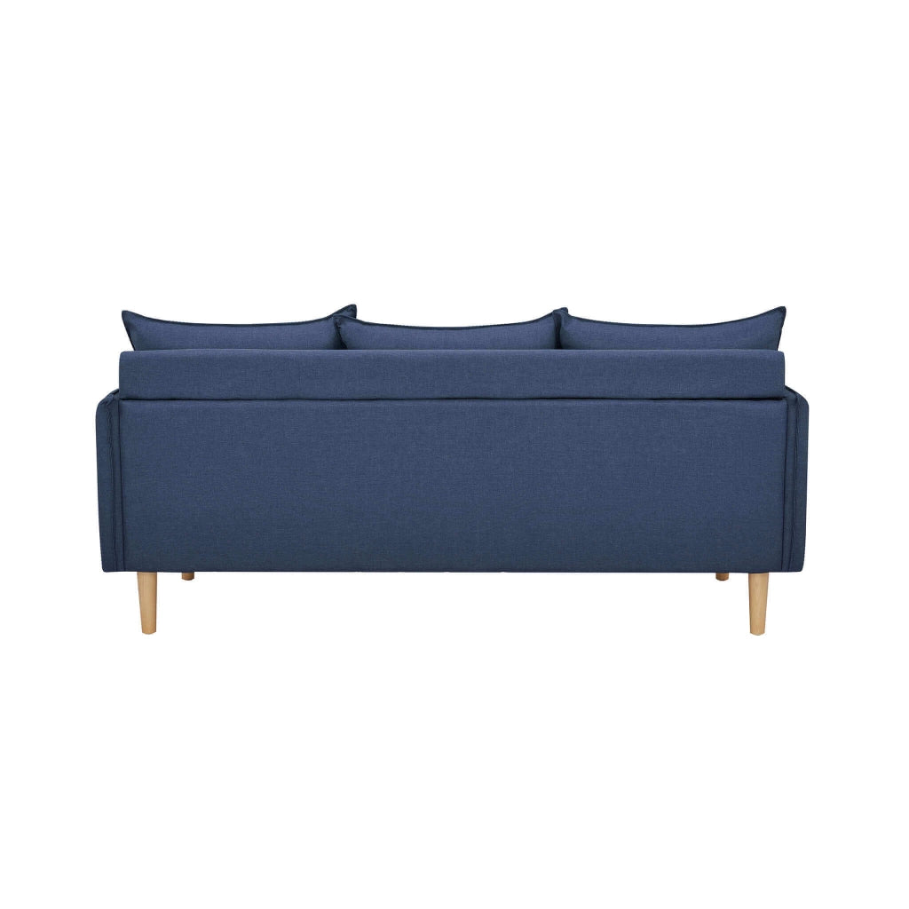 Divano 3 posti stile scandinavo in Tessuto cm 188x82x84 - LEO