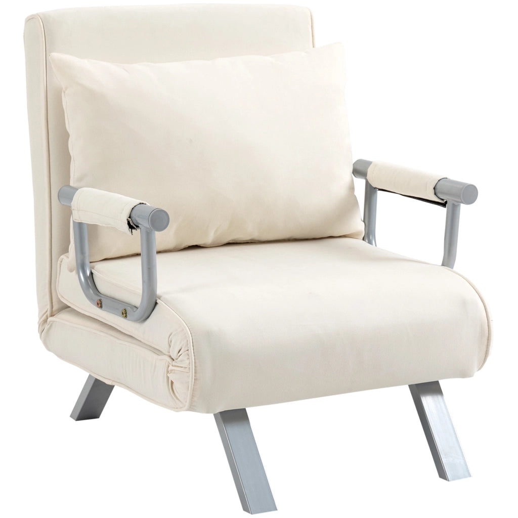 Poltrona letto ¨C zephmum ¨C Grigio Tessuto 80x200