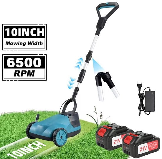 Mini grasaio elettrico - Senza fili - Adattabile - Manuale - Regolazione altezza di taglio