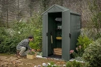 Casetta da Giardino Darwin 4x4, Verde, 125,8 X 117 X 205 h