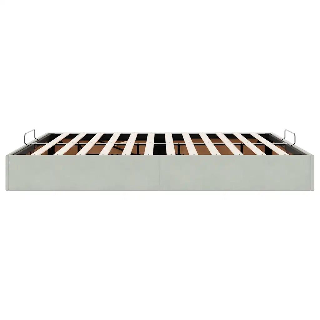 Struttura Letto Pouf senza Materasso 180x200 cm in Velluto 3310979