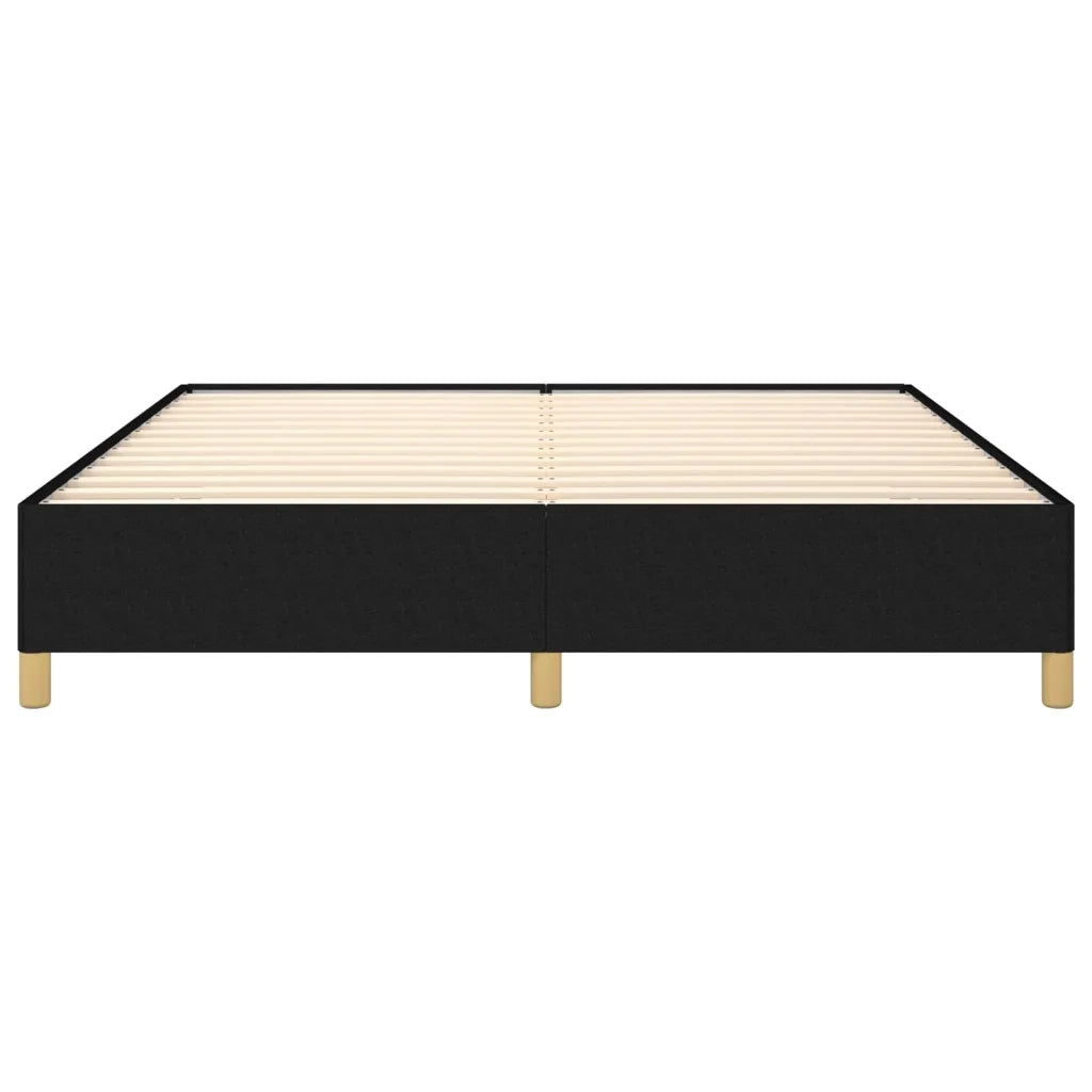 Giroletto senza Materasso Nero 180x200 cm in Tessuto 347183