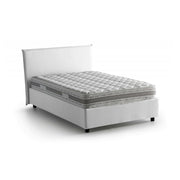Alush, Letto Piazza e Mezza Materasso Incluso Made in Italy, Bianco