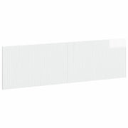 Testiera da Muro ARNHEM Bianco Lucido Legno ingegnerizzato 896719