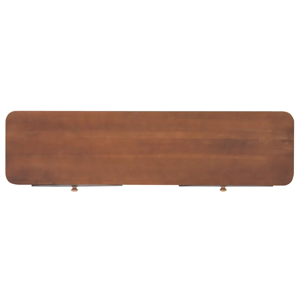 Tavolo Consolle 2 Cassetti 120x30x75 cm in Massello di Abete 247619