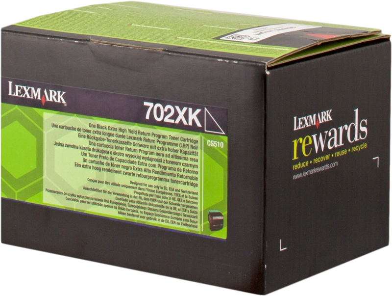 ORIGINAL Lexmark toner nero 702XK 70C2XK0 ~8000 Seiten cartuccia di stampa riutilizzabile