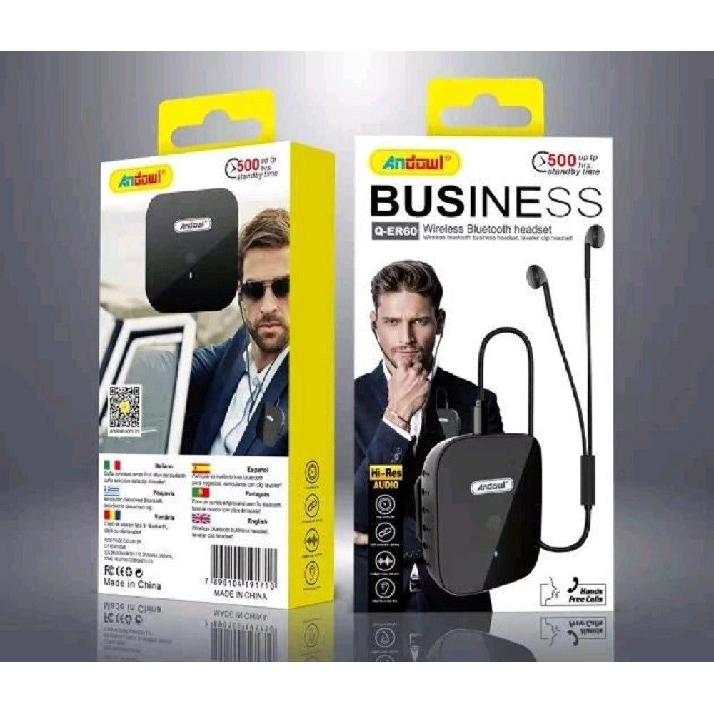 Trade Shop - Cuffie Wireless Vivavoce Bluetooth In-ear Auricolari Q-er60 Ricaricabili Custodia -